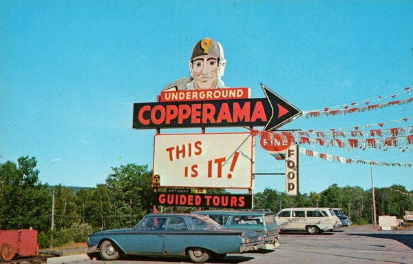 Copperama - Old Postcard View (newer photo)